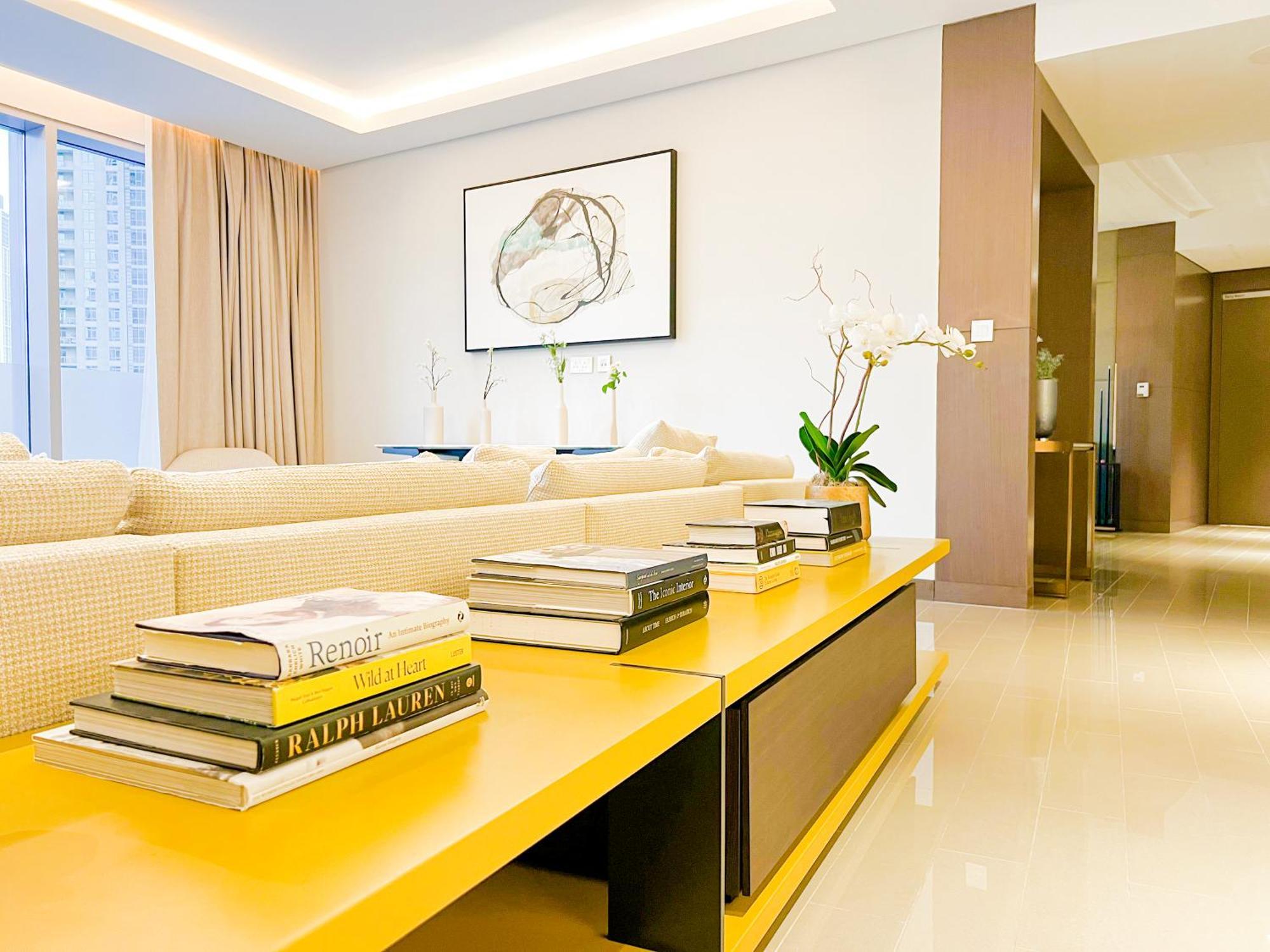 Downtown Luxury - Stunning Burj Khalifa & Sea View - 5 Minutes Walk To Dubai Mall المظهر الخارجي الصورة